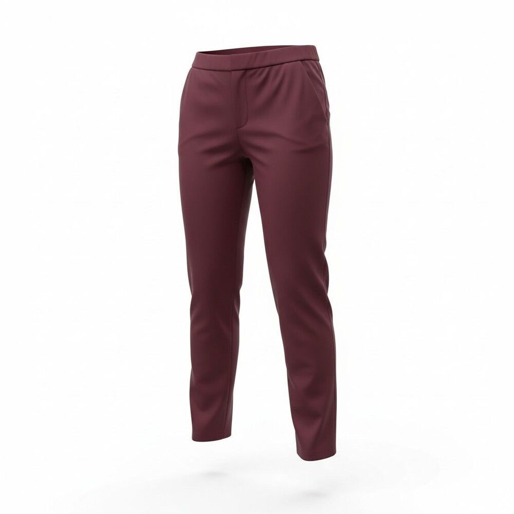 STYLE & CO stretch pants  18W  Burgundy  pull on wide waist band